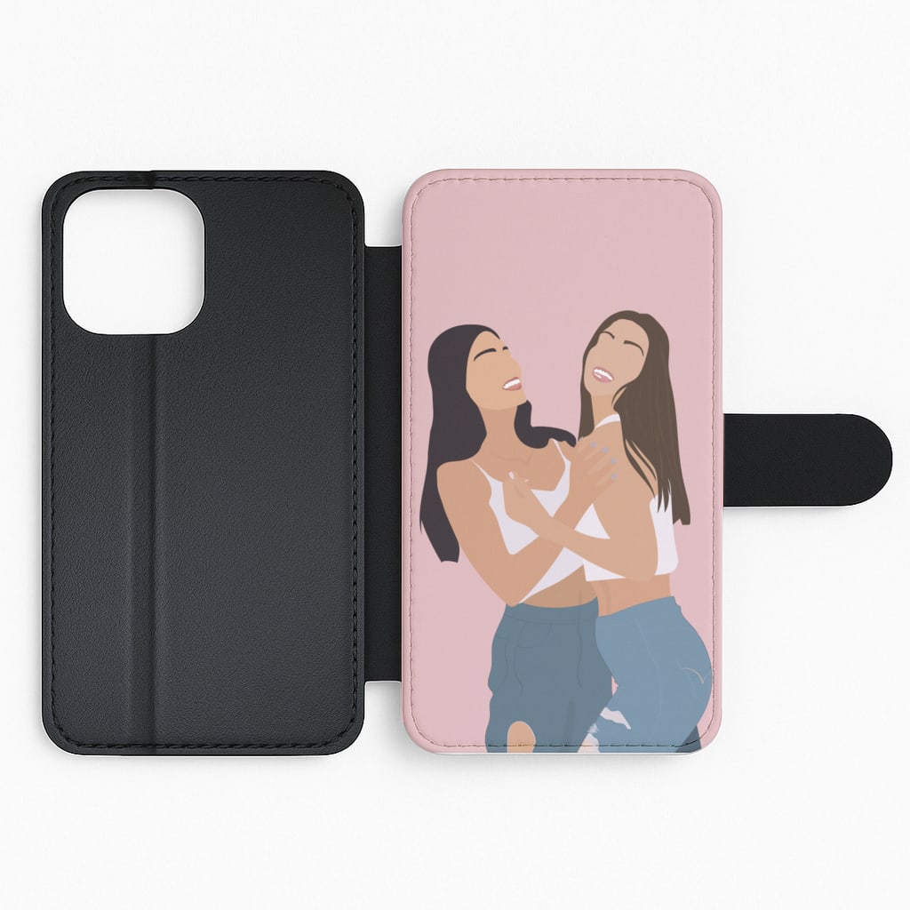 D'Amelio Sisters Flip Phone Case