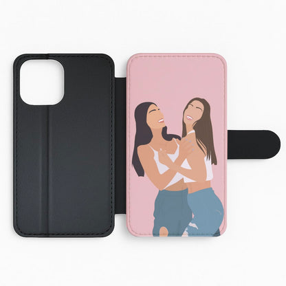 D'Amelio Sisters Flip Phone Case
