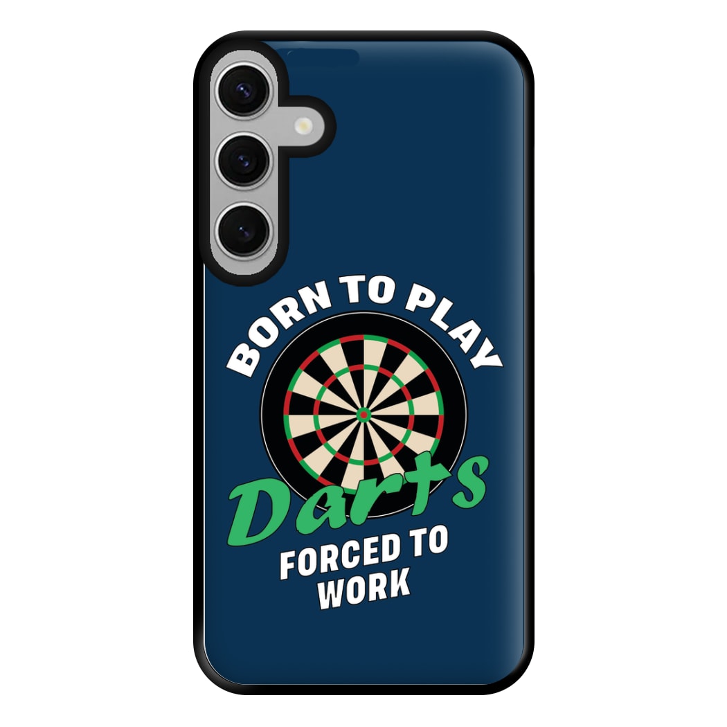 Born To Play Darts Phone Case for Galaxy S24FE