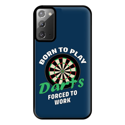 Born To Play Darts Phone Case for Galaxy Note 20 Ultra