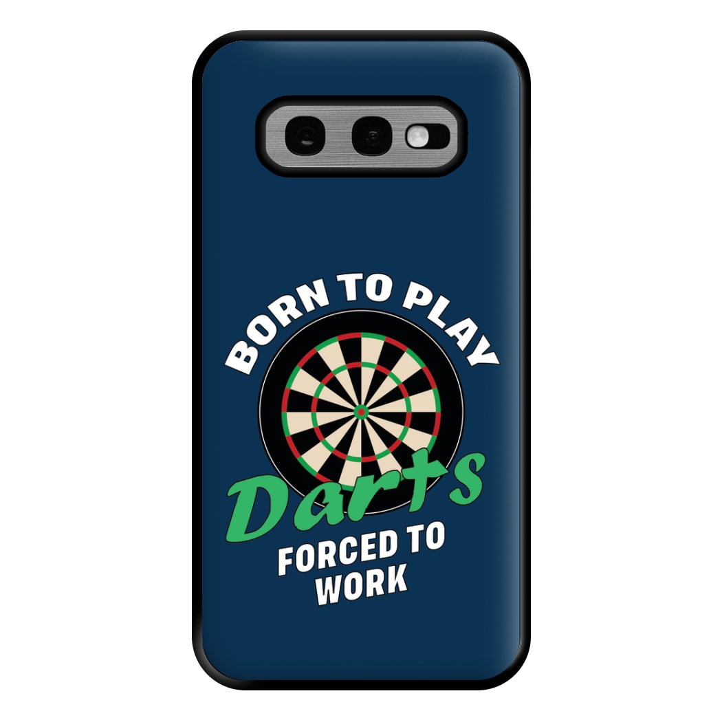 Born To Play Darts Phone Case for Galaxy S10e