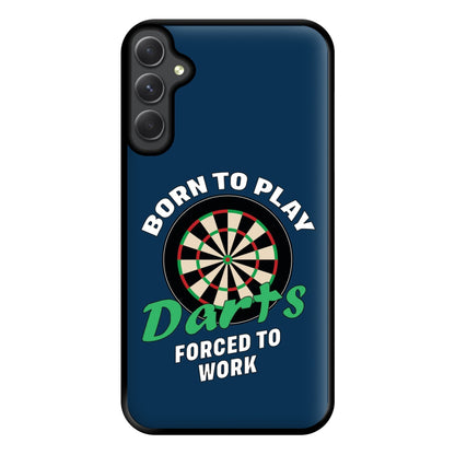 Born To Play Darts Phone Case for Galaxy A14