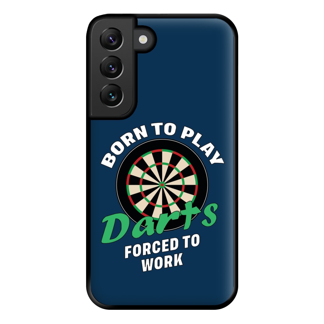 Born To Play Darts Phone Case for Galaxy S22 Plus