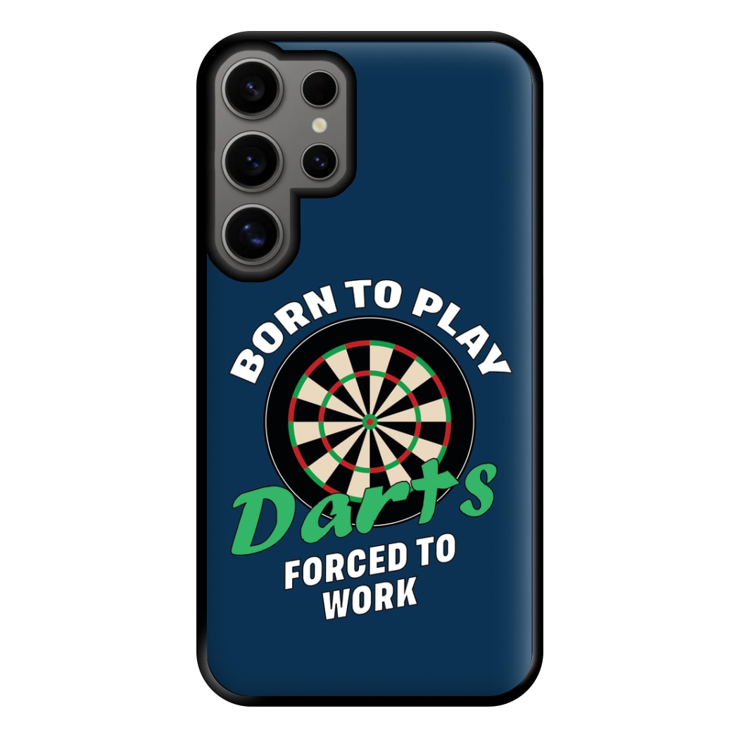 Born To Play Darts Phone Case for Galaxy S24 Ultra