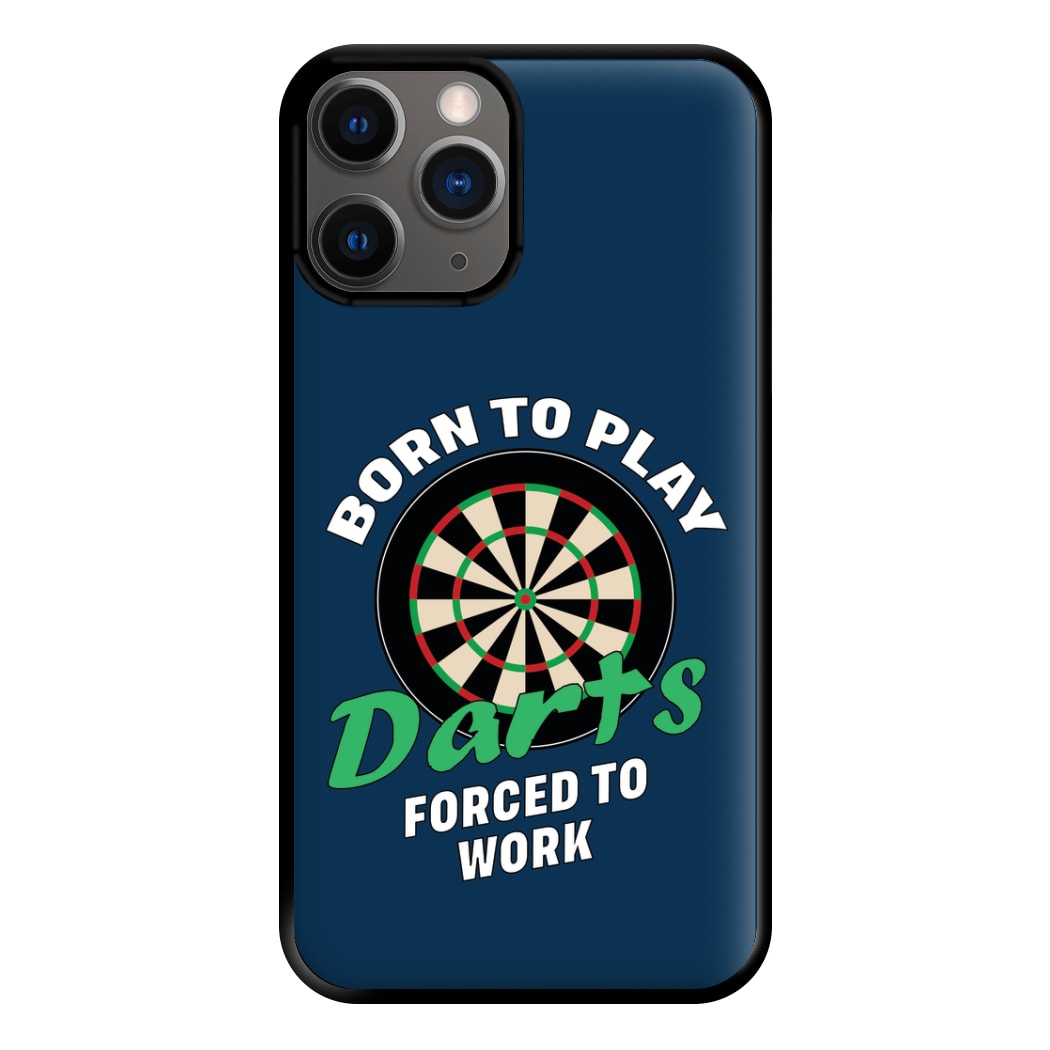 Born To Play Darts Phone Case for iPhone 12 Pro Max