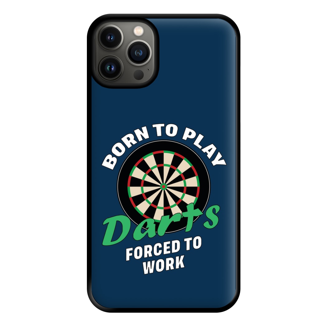 Born To Play Darts Phone Case for iPhone 13