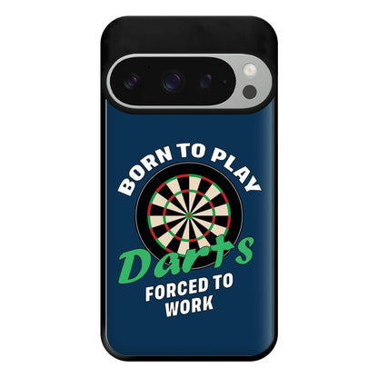 Born To Play Darts Phone Case for Google Pixel 9 Pro XL