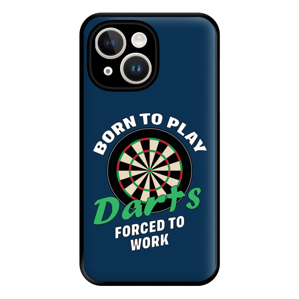 Born To Play Darts Phone Case for iPhone 14 Plus