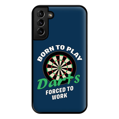 Born To Play Darts Phone Case for Galaxy S21 Plus