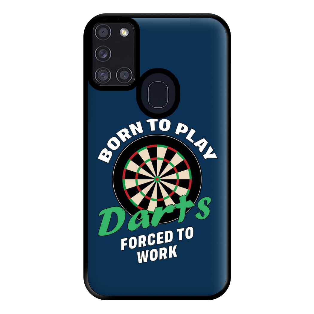 Born To Play Darts Phone Case for Galaxy A21s