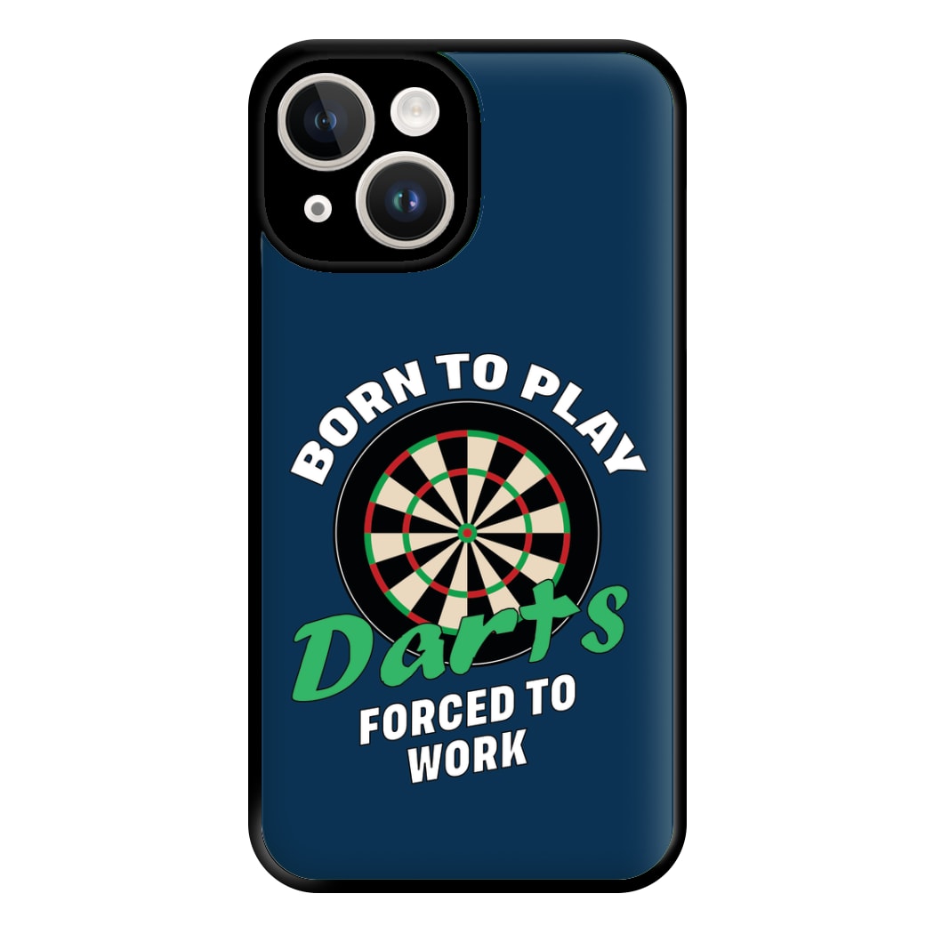 Born To Play Darts Phone Case for iPhone 14