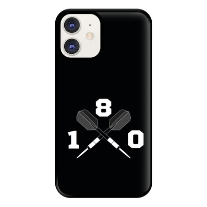 180 Black Phone Case for iPhone 12 / 12 Pro