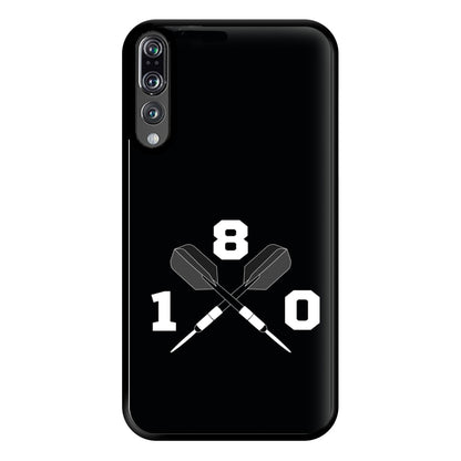 180 Black Phone Case for Huawei P20 Pro