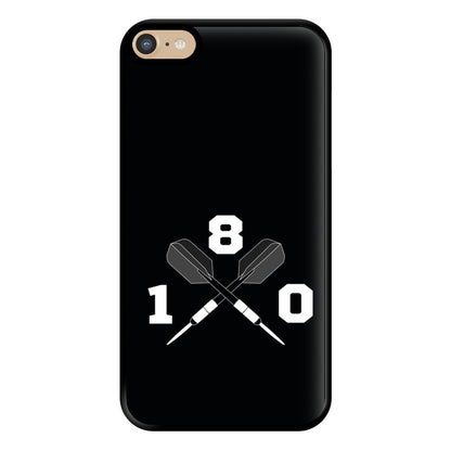 180 Black Phone Case for iPhone 6 Plus / 7 Plus / 8 Plus