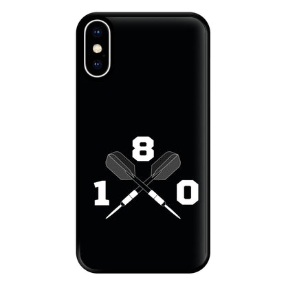 180 Black Phone Case for iPhone XS Max