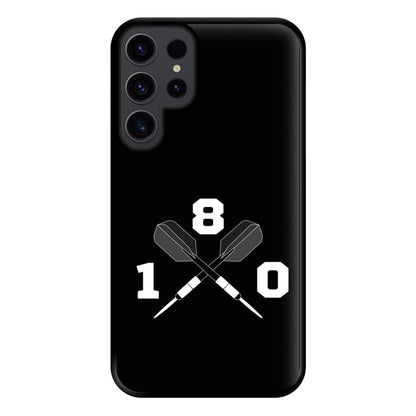 180 Black Phone Case for Galaxy S23 Ultra