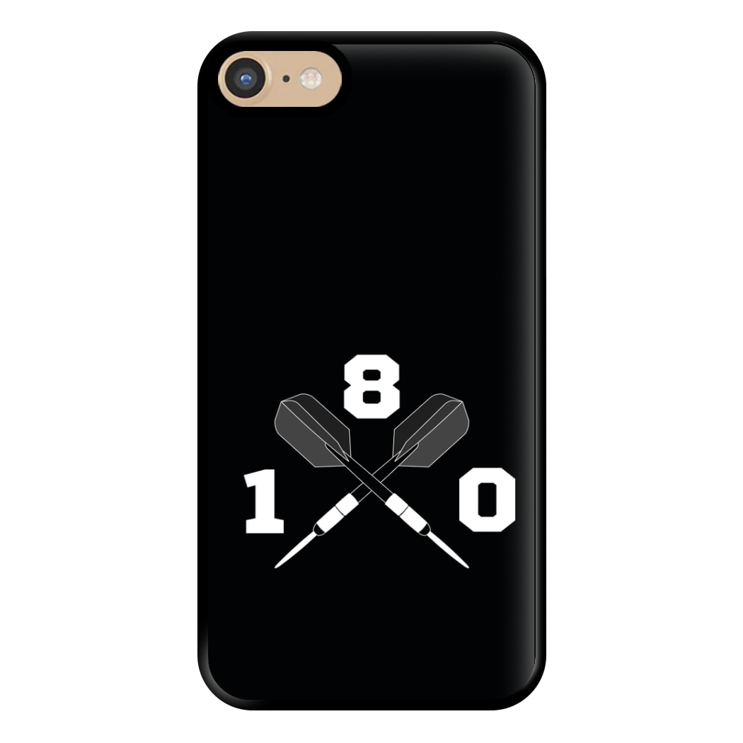 180 Black Phone Case for iPhone 6 / 7 / 8 / SE