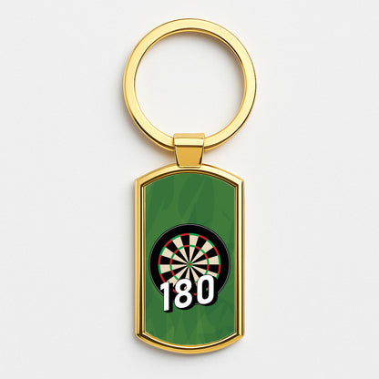 180 Board Gold Keyring
