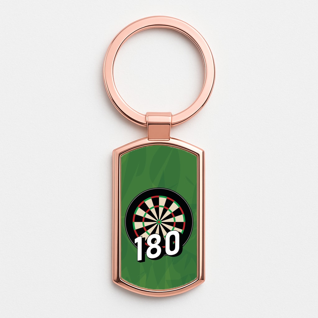 180 Board Rose Gold Keyring