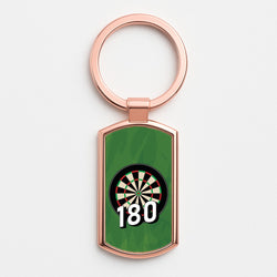 180 Board Rose Gold Keyring