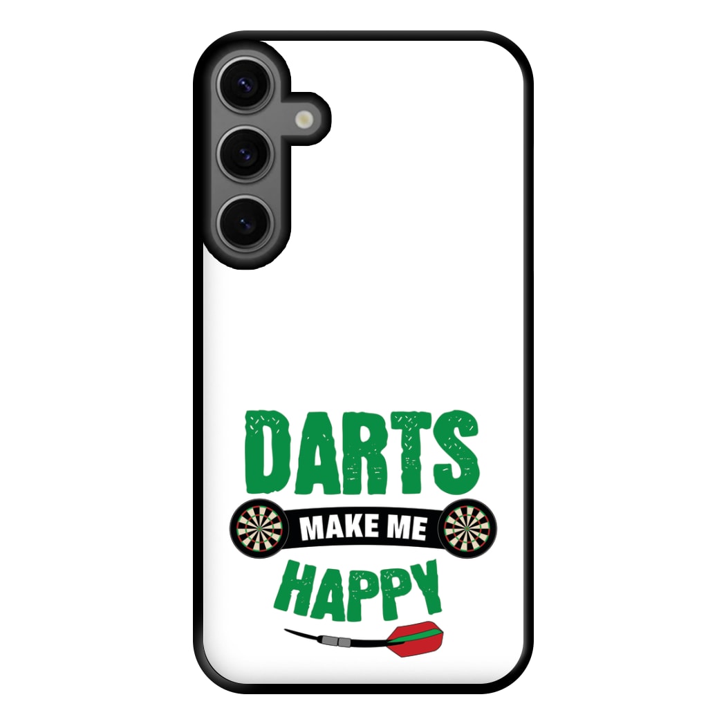 Darts Make Me Happy Phone Case for Galaxy S23FE