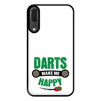 Darts Make Me Happy Phone Case for Huawei P20