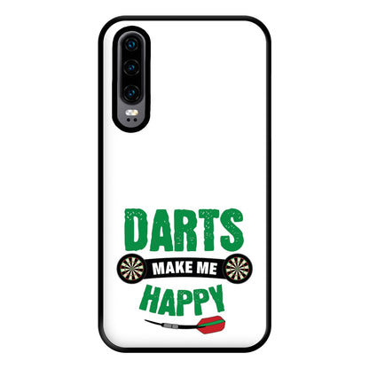 Darts Make Me Happy Phone Case for Huawei P30