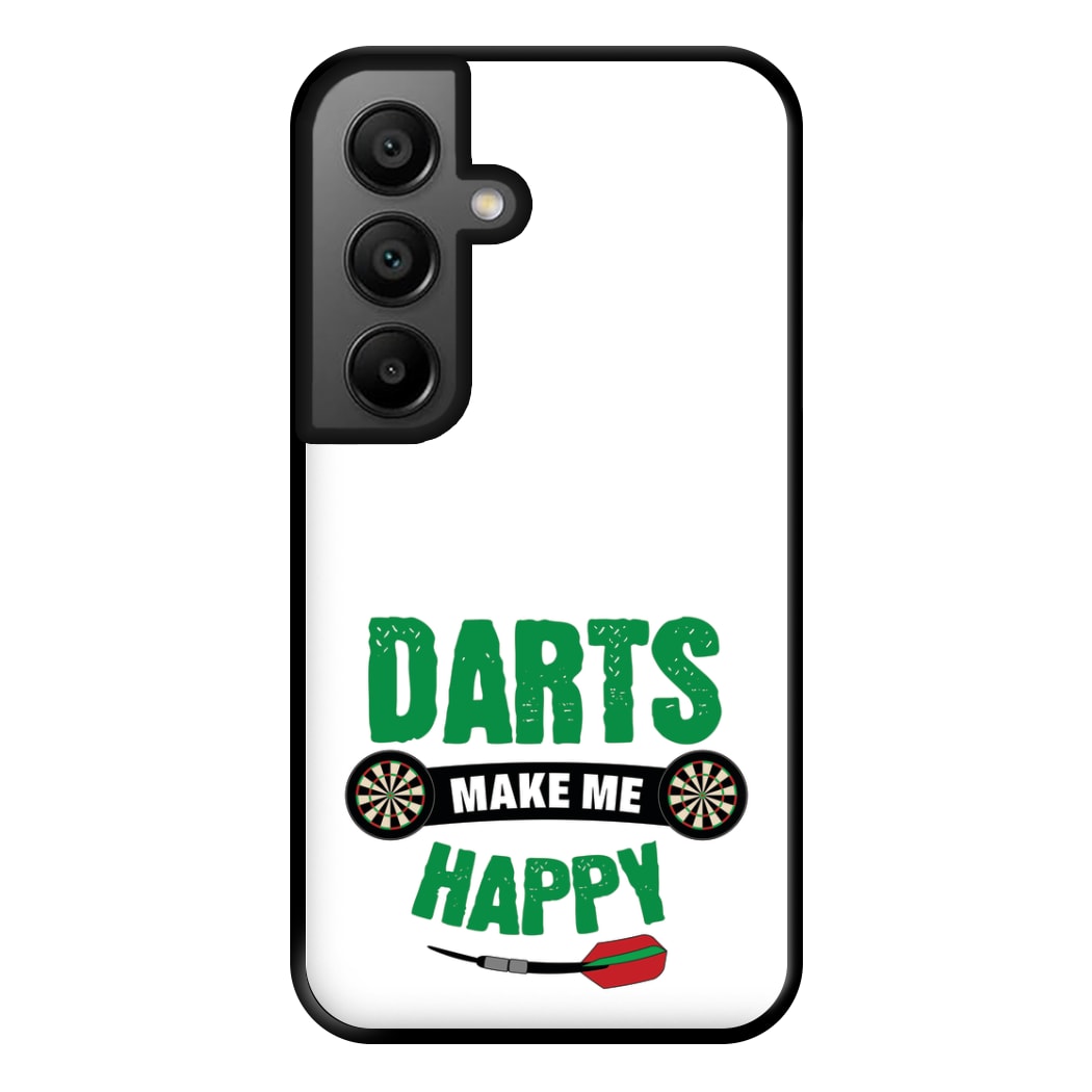 Darts Make Me Happy Phone Case for Google Pixel 8