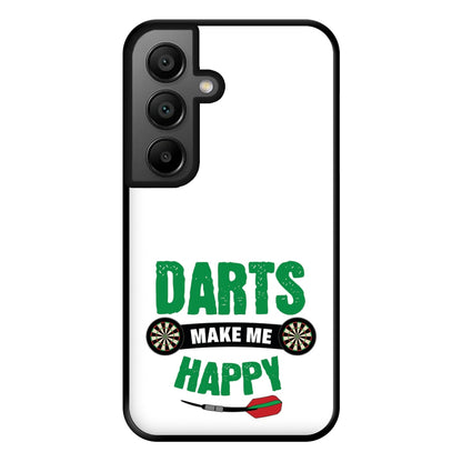 Darts Make Me Happy Phone Case for Google Pixel 8