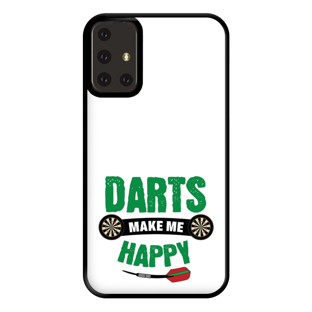 Darts Make Me Happy Phone Case for Galaxy A71