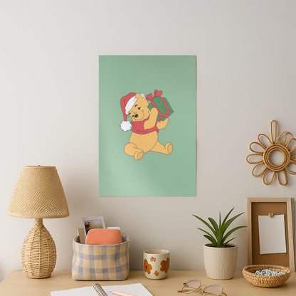 Winnie Christmas Art Print
