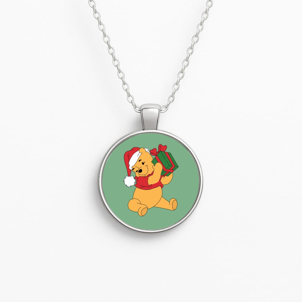 Winnie Christmas Circle Necklace