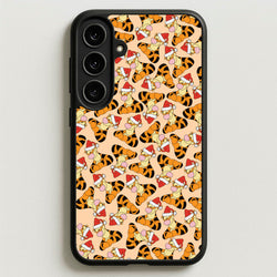 Tiger Pattern Christmas Phone Case for Galaxy S25FE