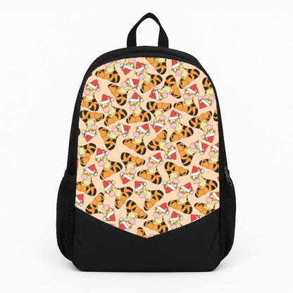 Tiger Pattern Christmas Backpack