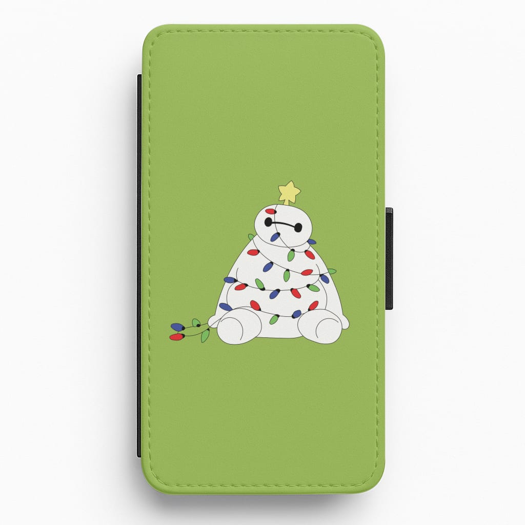 Baymax Christmas Flip / Wallet Phone Case