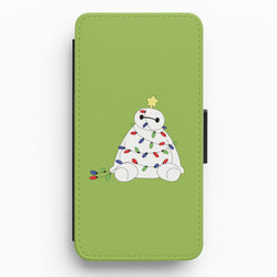 Baymax Christmas Flip / Wallet Phone Case