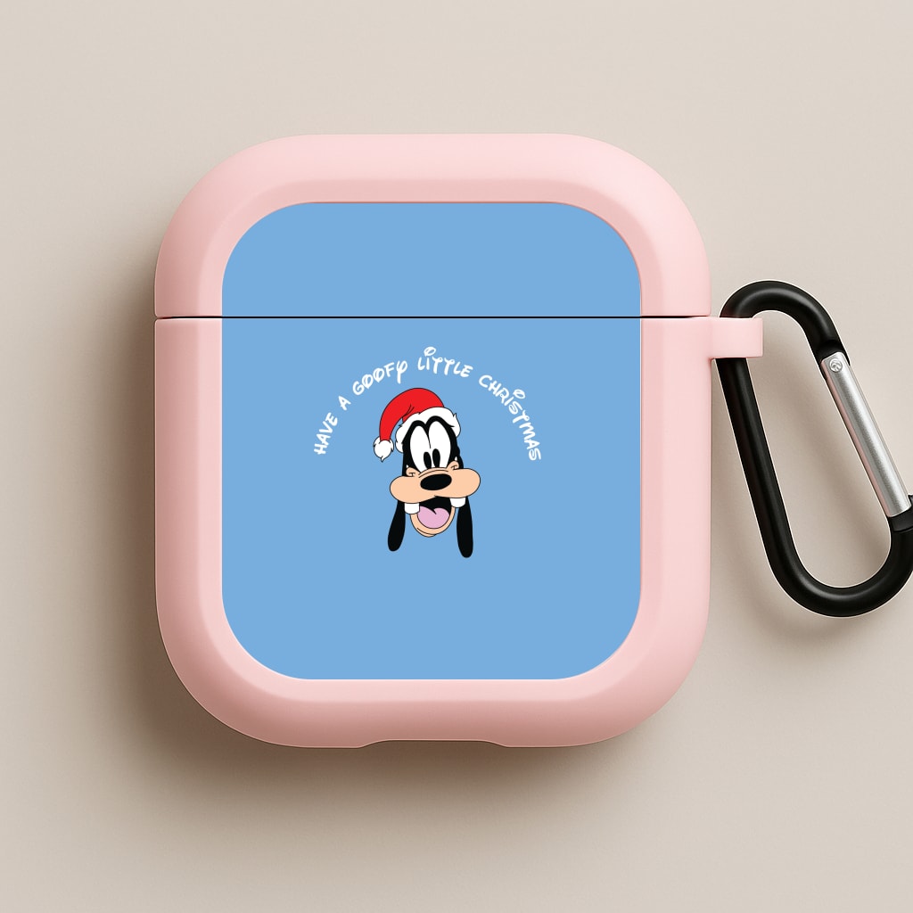 Have A Goofly Little Christmas Christmas Pink AirPods Case