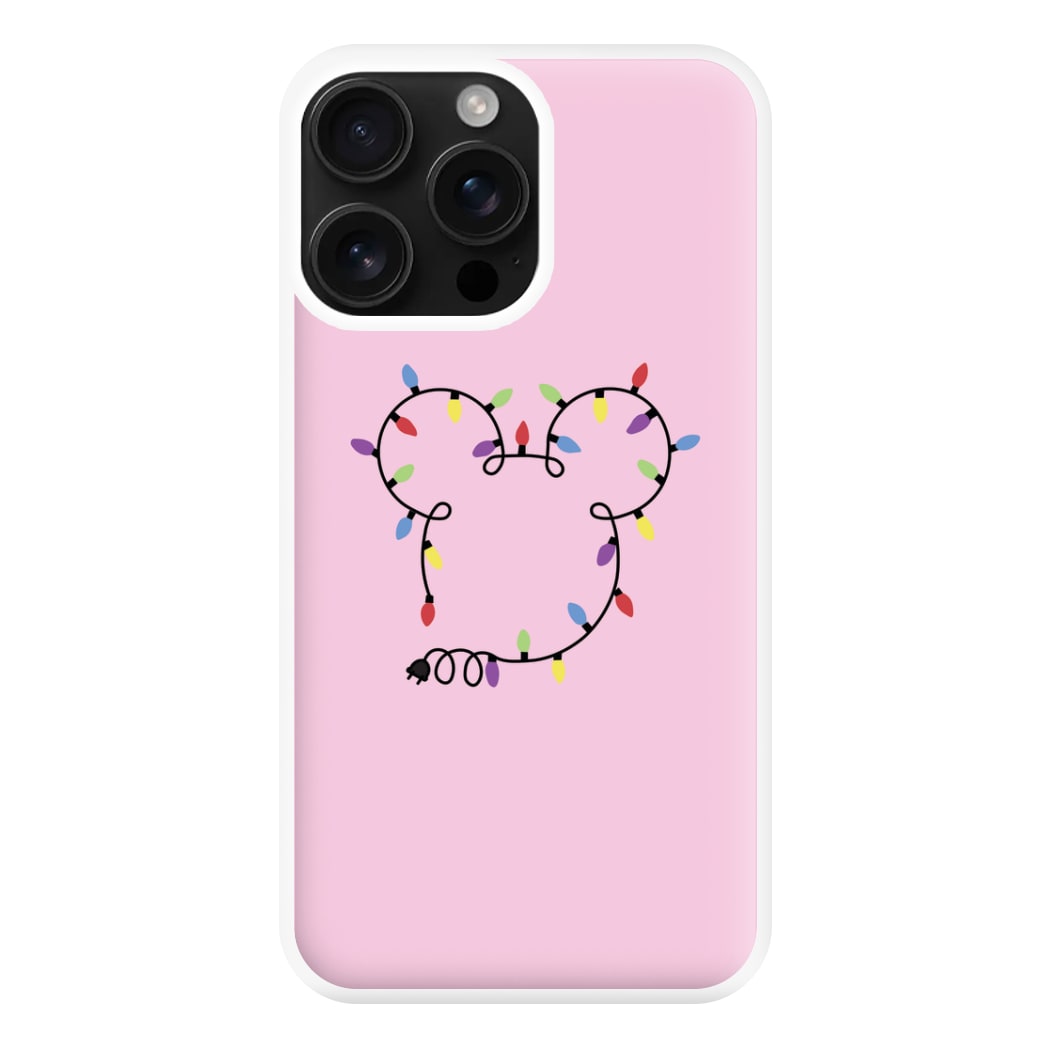 Mouse Christmas Lights Christmas Phone Case