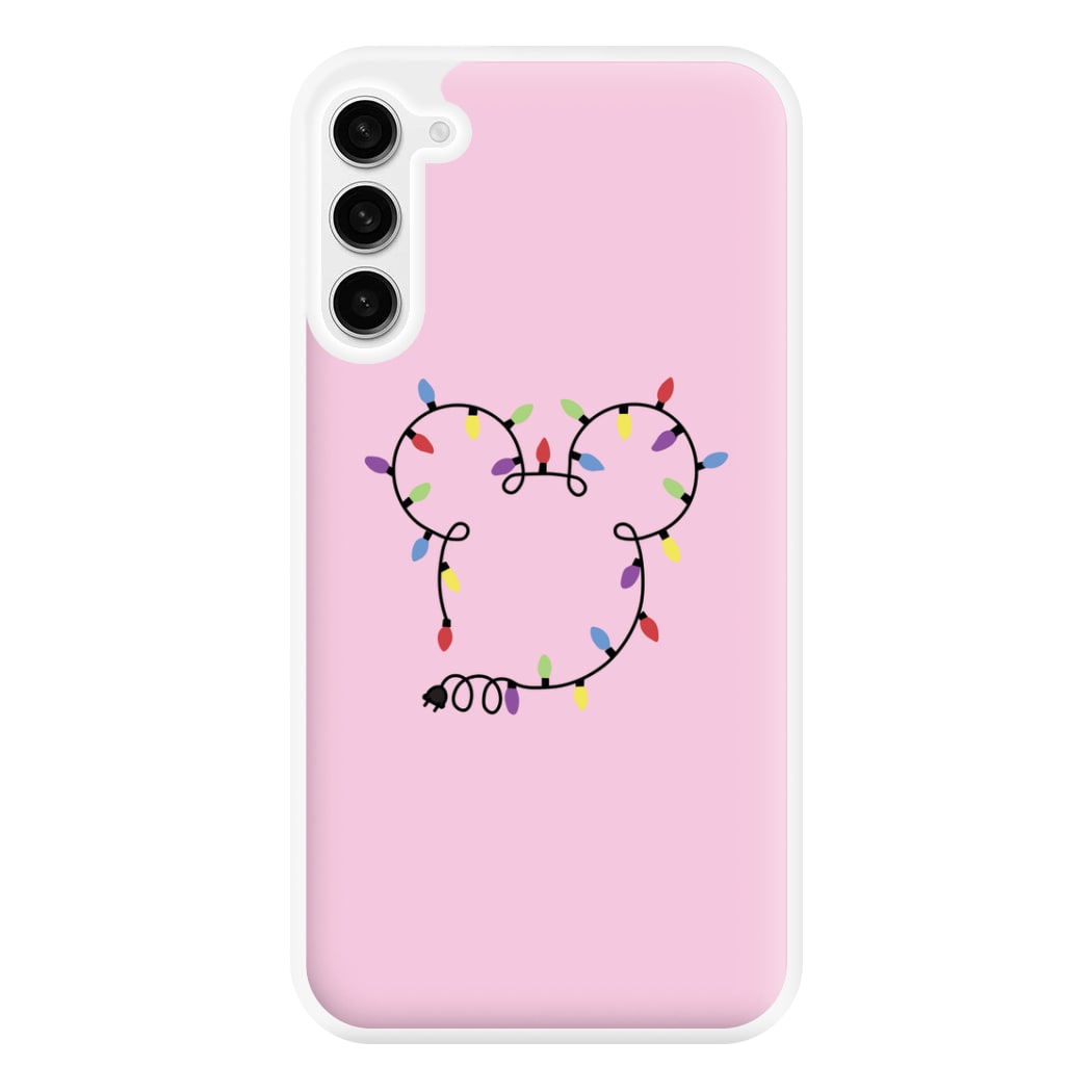 Mouse Christmas Lights Christmas Phone Case for Galaxy S23FE