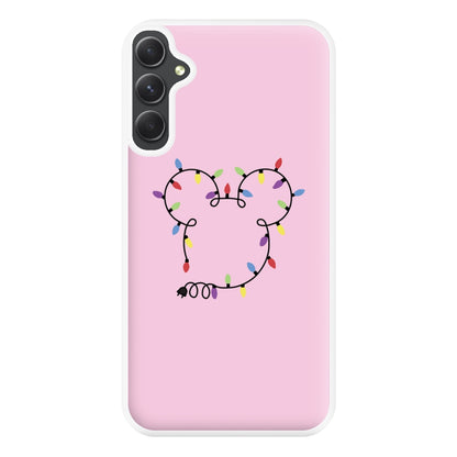 Mouse Christmas Lights Christmas Phone Case for Galaxy A54