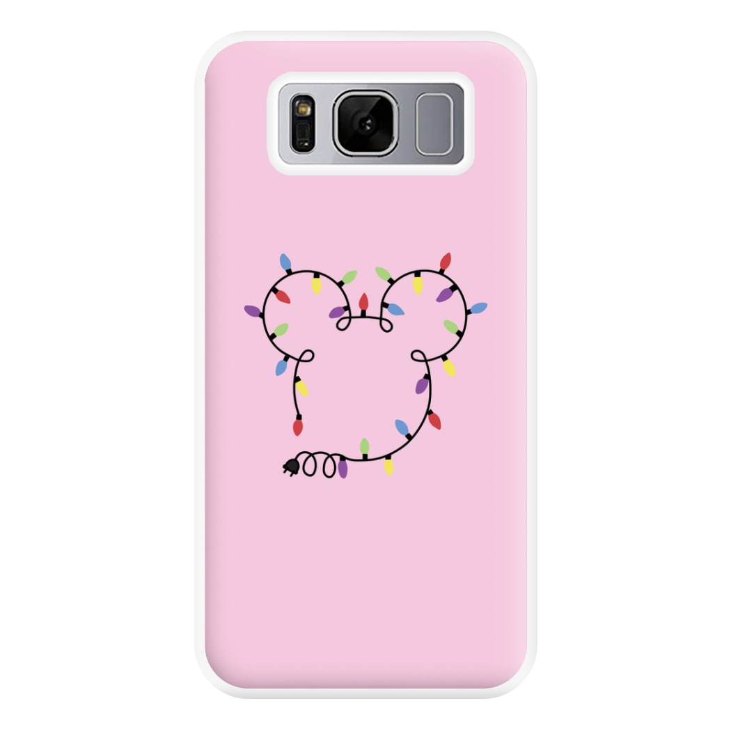 Mouse Christmas Lights Christmas Phone Case for Galaxy S8 Plus