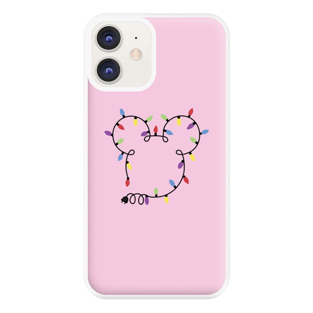 Mouse Christmas Lights Christmas Phone Case for iPhone 12 / 12 Pro