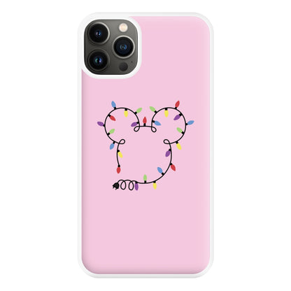 Mouse Christmas Lights Christmas Phone Case for iPhone 13