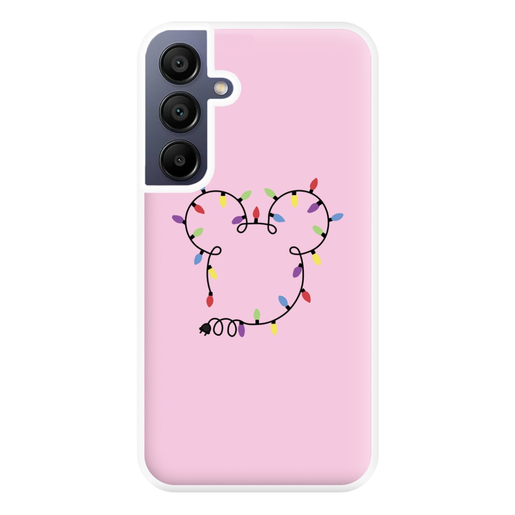 Mouse Christmas Lights Christmas Phone Case for Galaxy A16