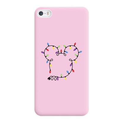 Mouse Christmas Lights Christmas Phone Case for iPhone 5 / 5s / SE 2016