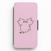 Mouse Christmas Lights Christmas Flip / Wallet Phone Case 1