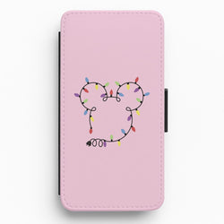 Mouse Christmas Lights Christmas Flip / Wallet Phone Case