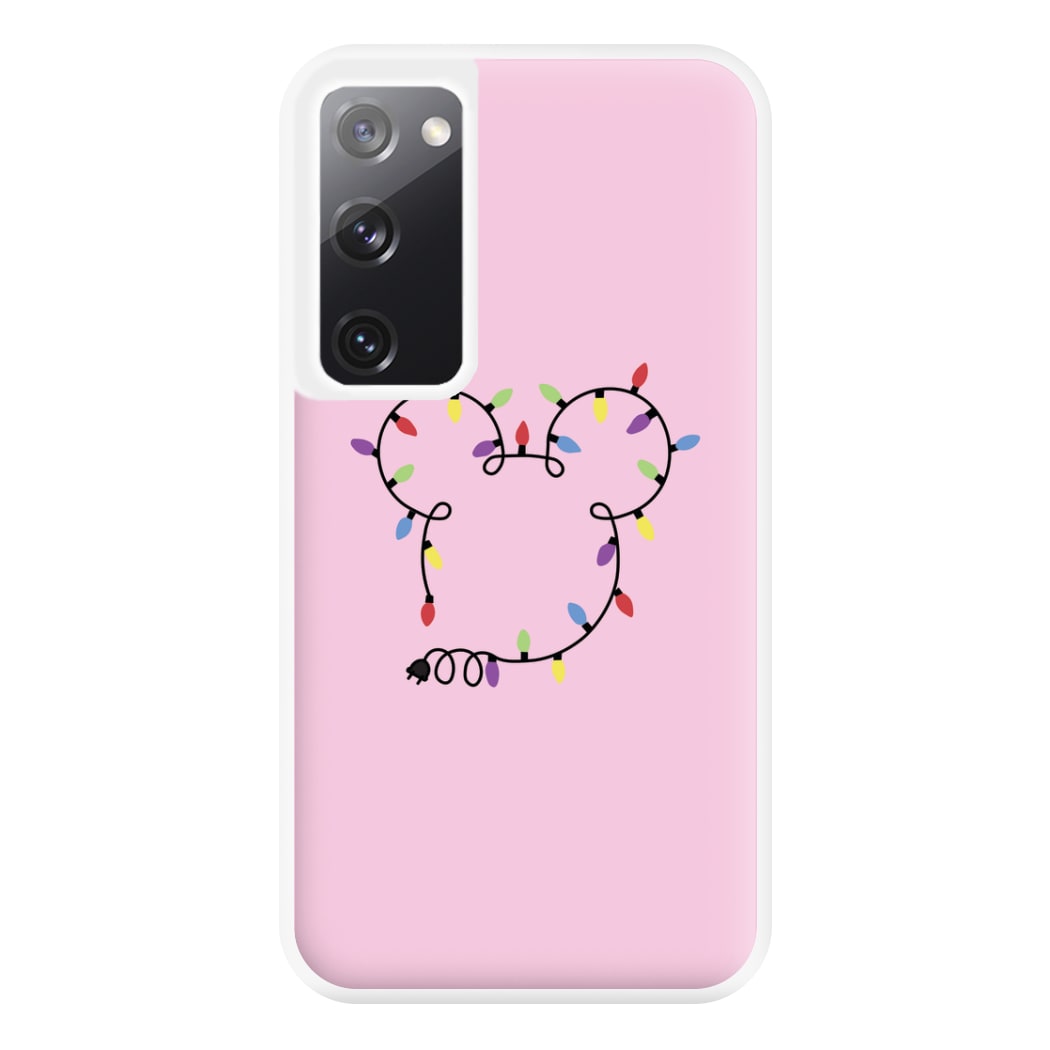 Mouse Christmas Lights Christmas Phone Case for Galaxy S20FE