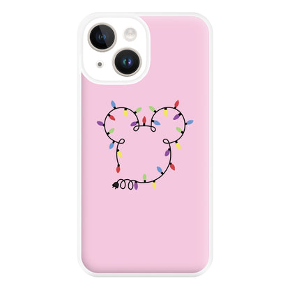 Mouse Christmas Lights Christmas Phone Case for iPhone 14