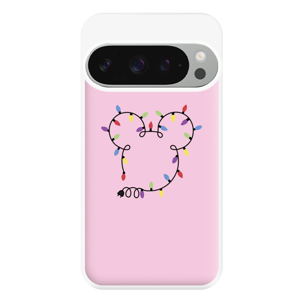 Mouse Christmas Lights Christmas Phone Case for Google Pixel 9 Pro XL